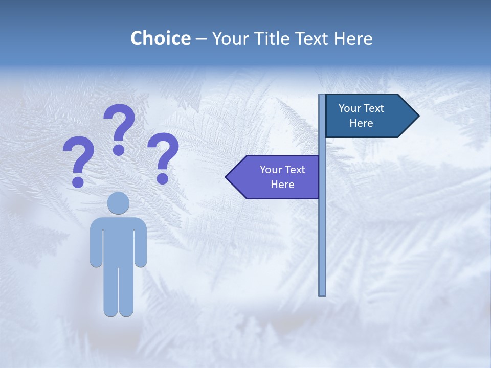 New Year Icy Year PowerPoint Template