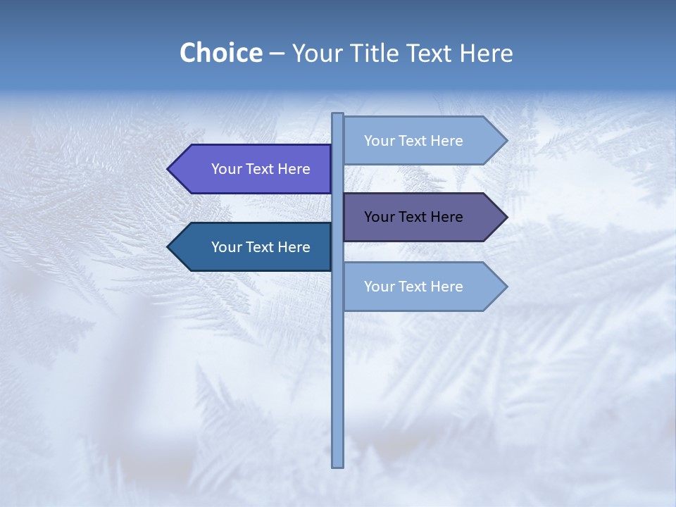 New Year Icy Year PowerPoint Template