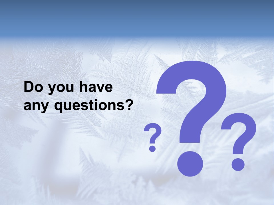 New Year Icy Year PowerPoint Template