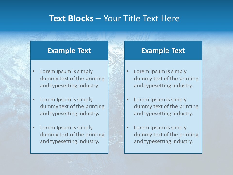 Winter Ornamental Nature PowerPoint Template
