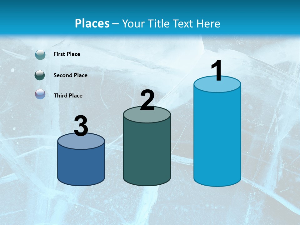 Ice Cold Glacier PowerPoint Template