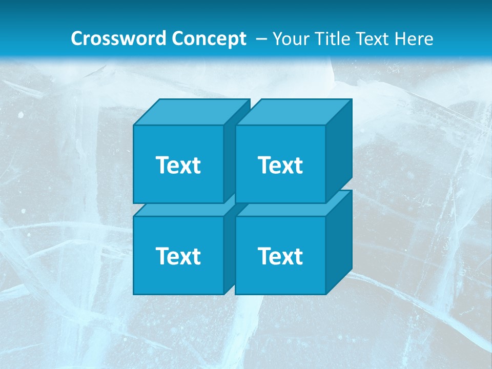 Ice Cold Glacier PowerPoint Template