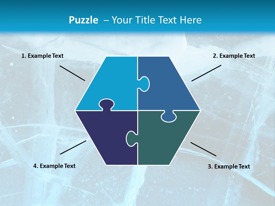 Ice Cold Glacier PowerPoint Template