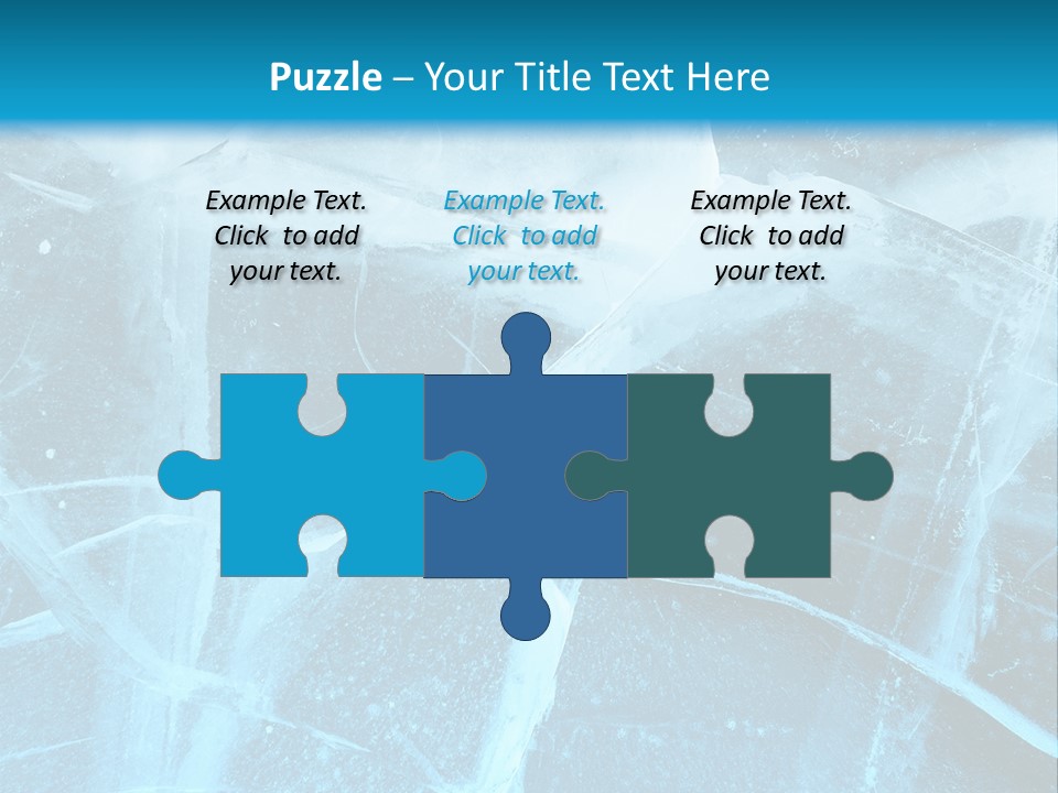 Ice Cold Glacier PowerPoint Template