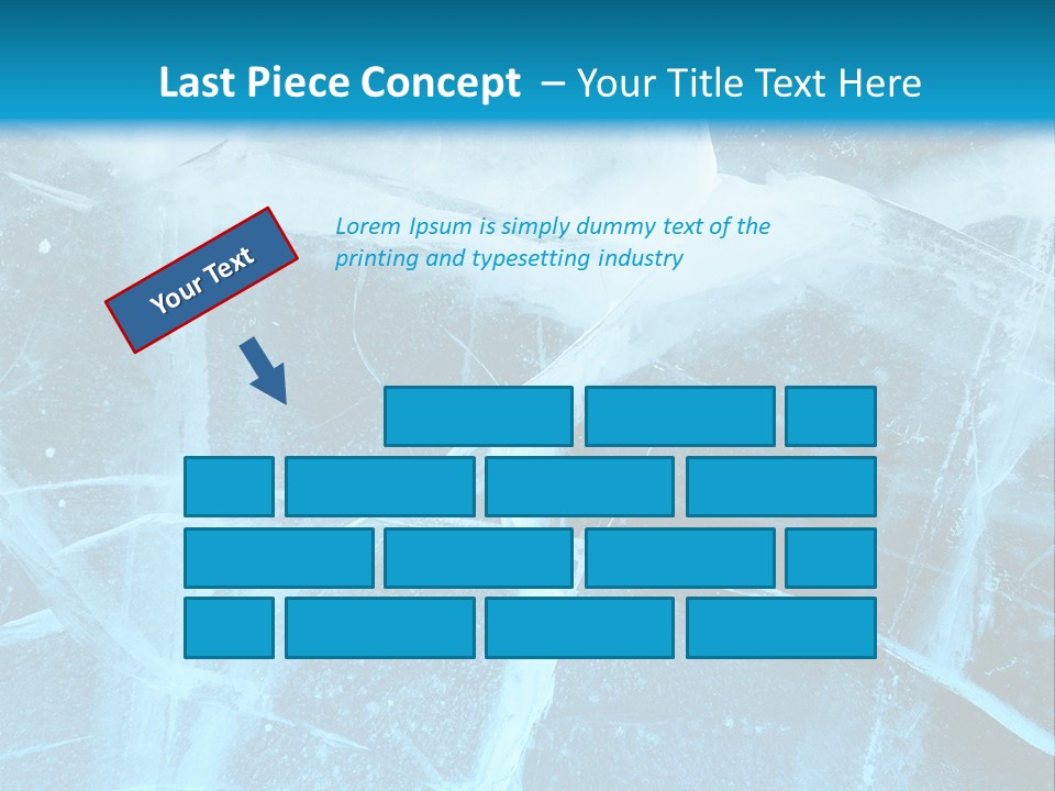 Ice Cold Glacier PowerPoint Template