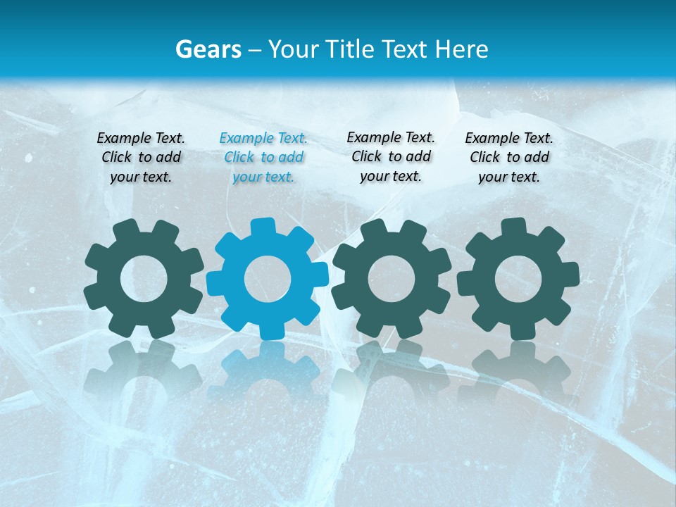 Ice Cold Glacier PowerPoint Template