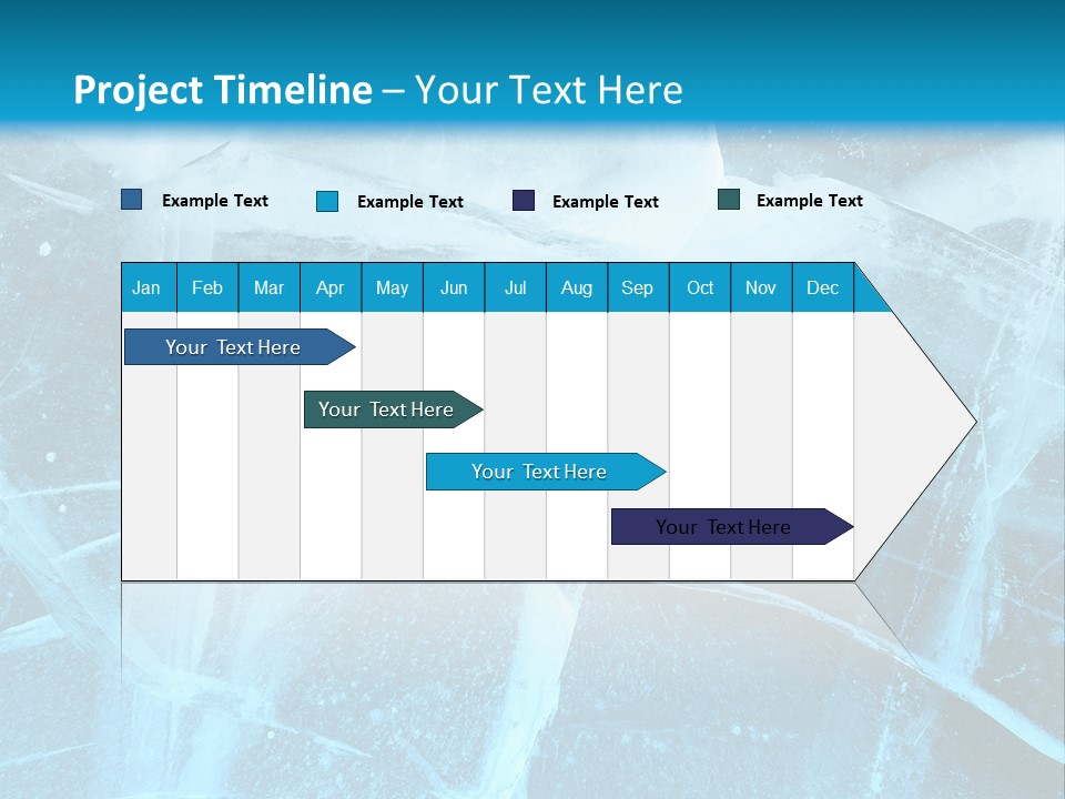 Ice Cold Glacier PowerPoint Template