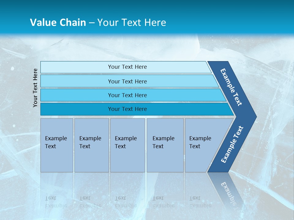 Ice Cold Glacier PowerPoint Template