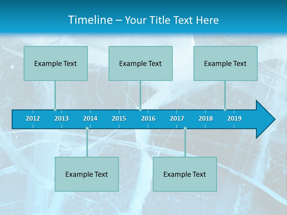 Ice Cold Glacier PowerPoint Template