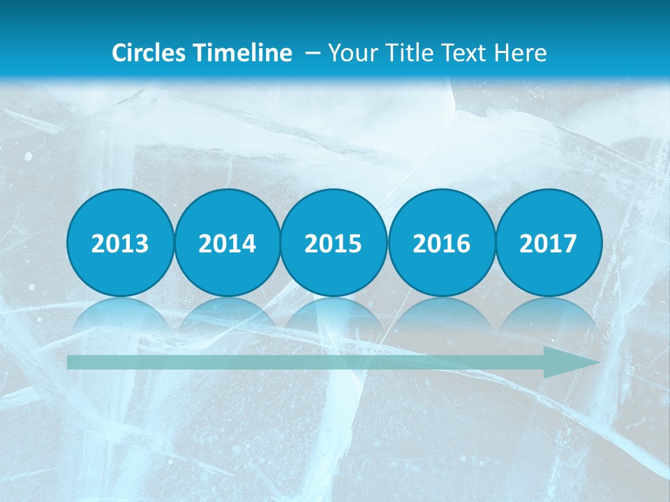 Ice Cold Glacier PowerPoint Template