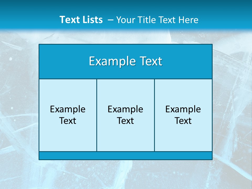 Ice Cold Glacier PowerPoint Template