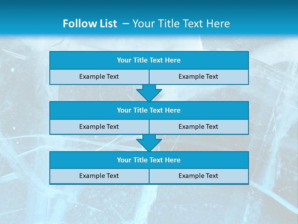 Ice Cold Glacier PowerPoint Template
