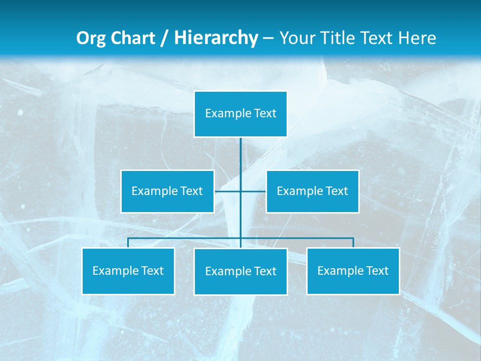 Ice Cold Glacier PowerPoint Template