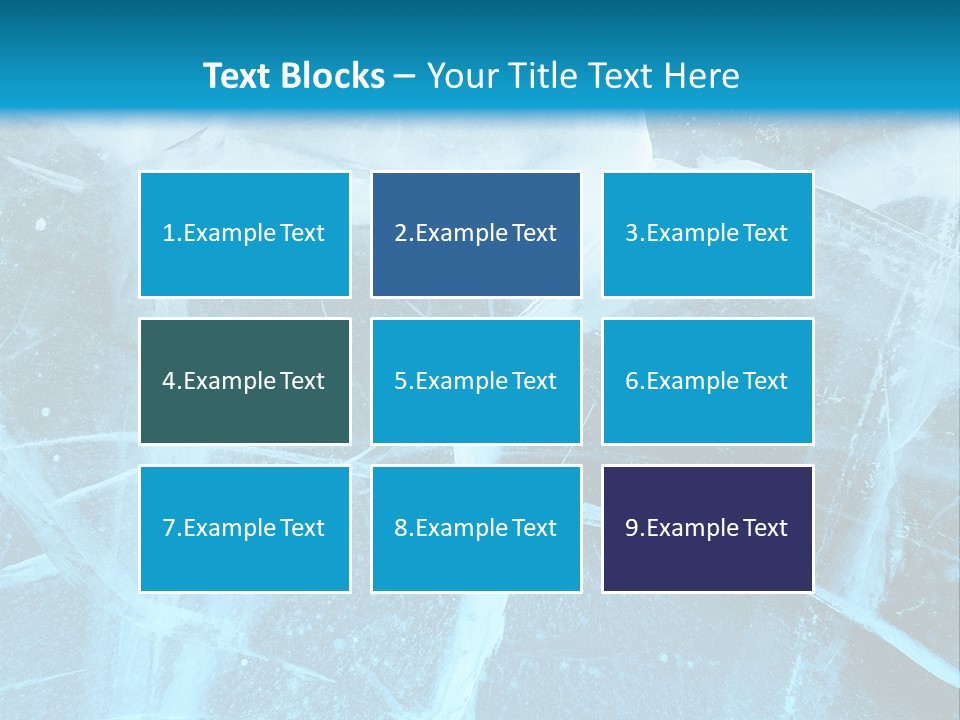 Ice Cold Glacier PowerPoint Template