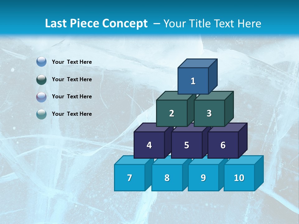 Ice Cold Glacier PowerPoint Template