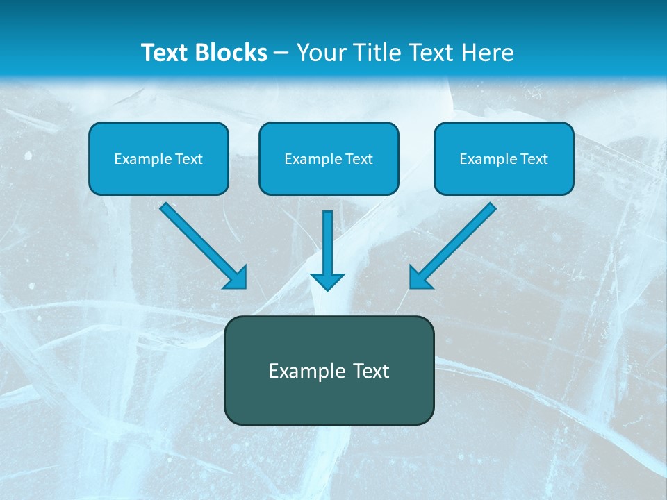 Ice Cold Glacier PowerPoint Template
