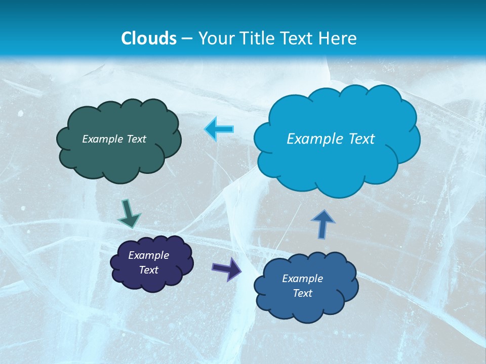 Ice Cold Glacier PowerPoint Template