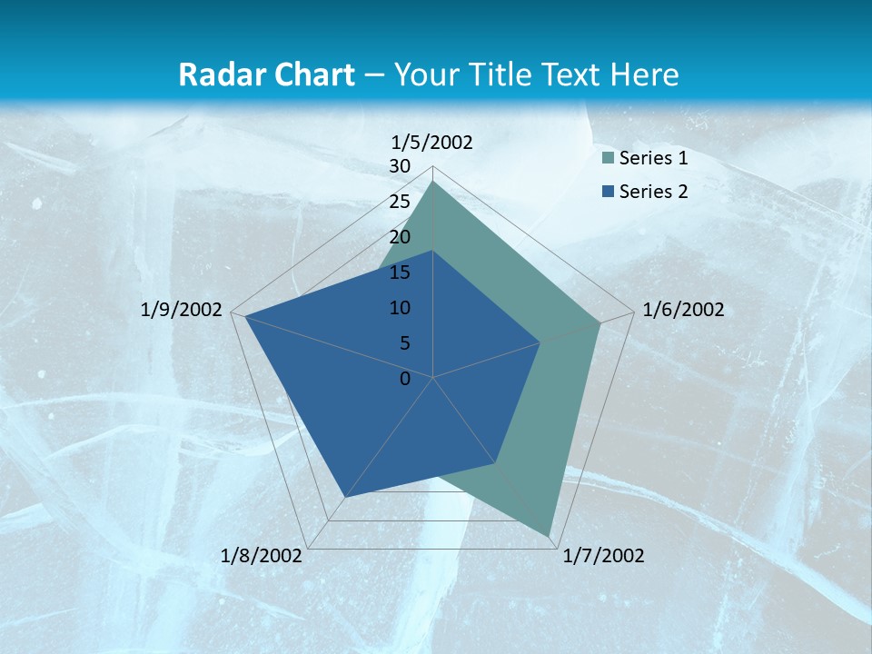 Ice Cold Glacier PowerPoint Template