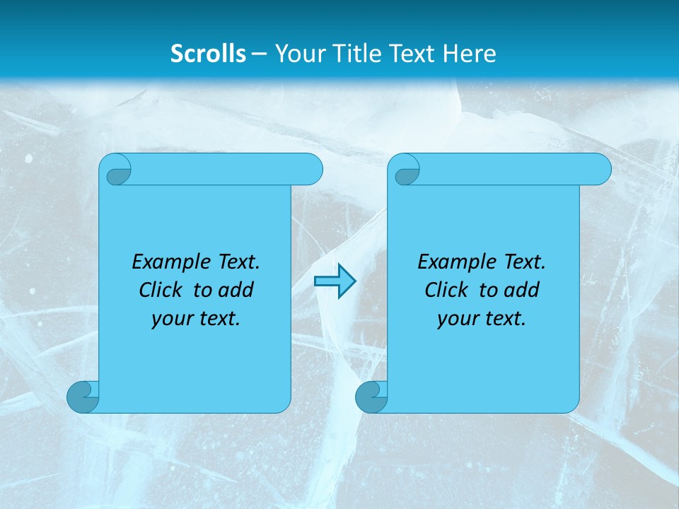 Ice Cold Glacier PowerPoint Template