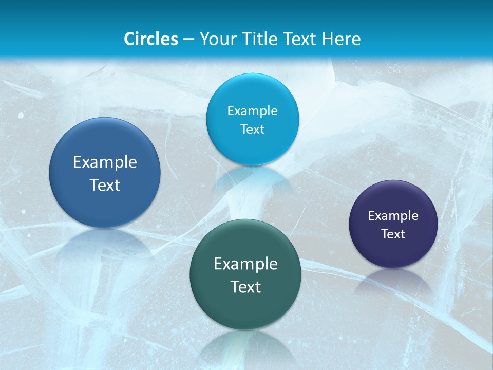 Ice Cold Glacier PowerPoint Template