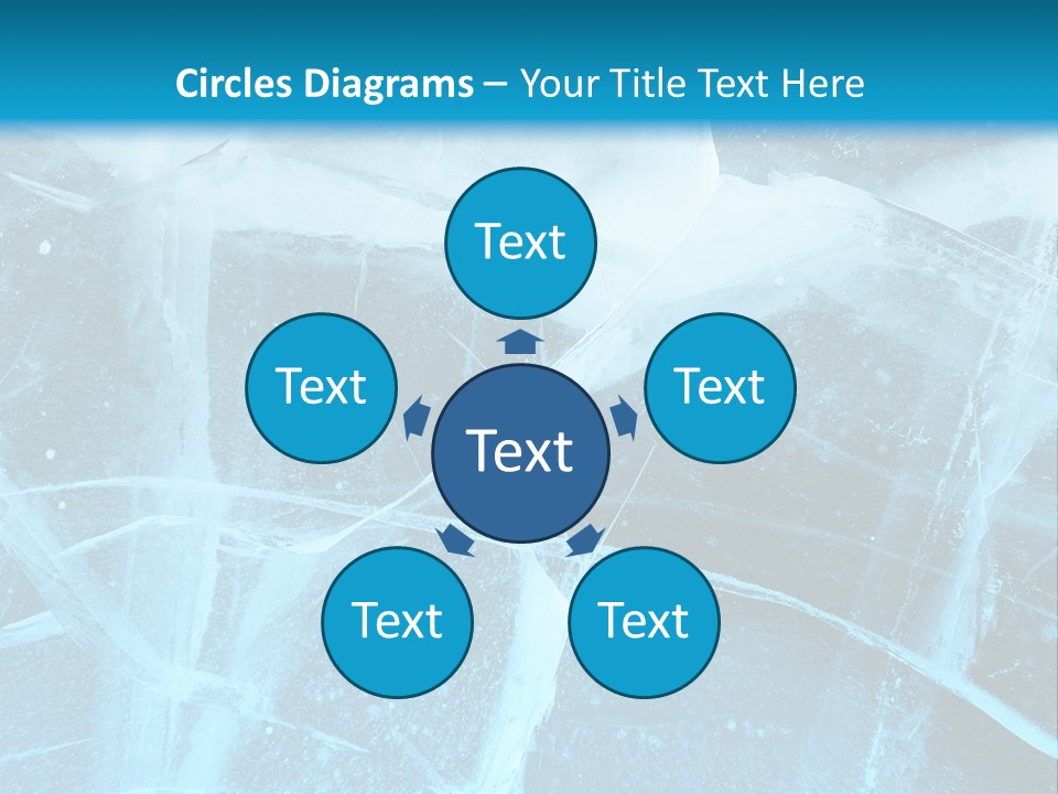 Ice Cold Glacier PowerPoint Template