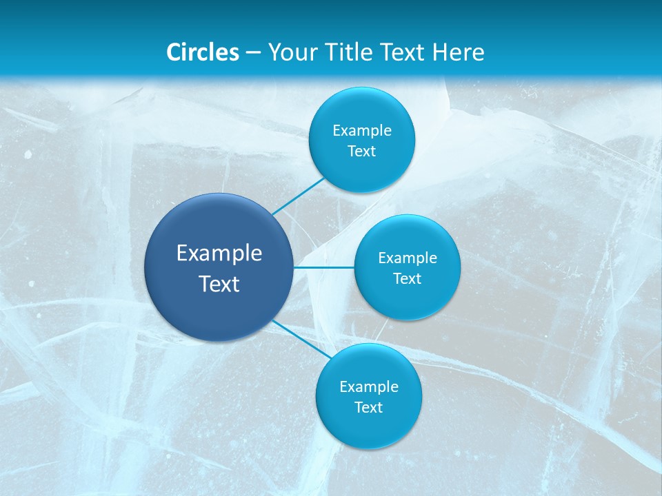 Ice Cold Glacier PowerPoint Template