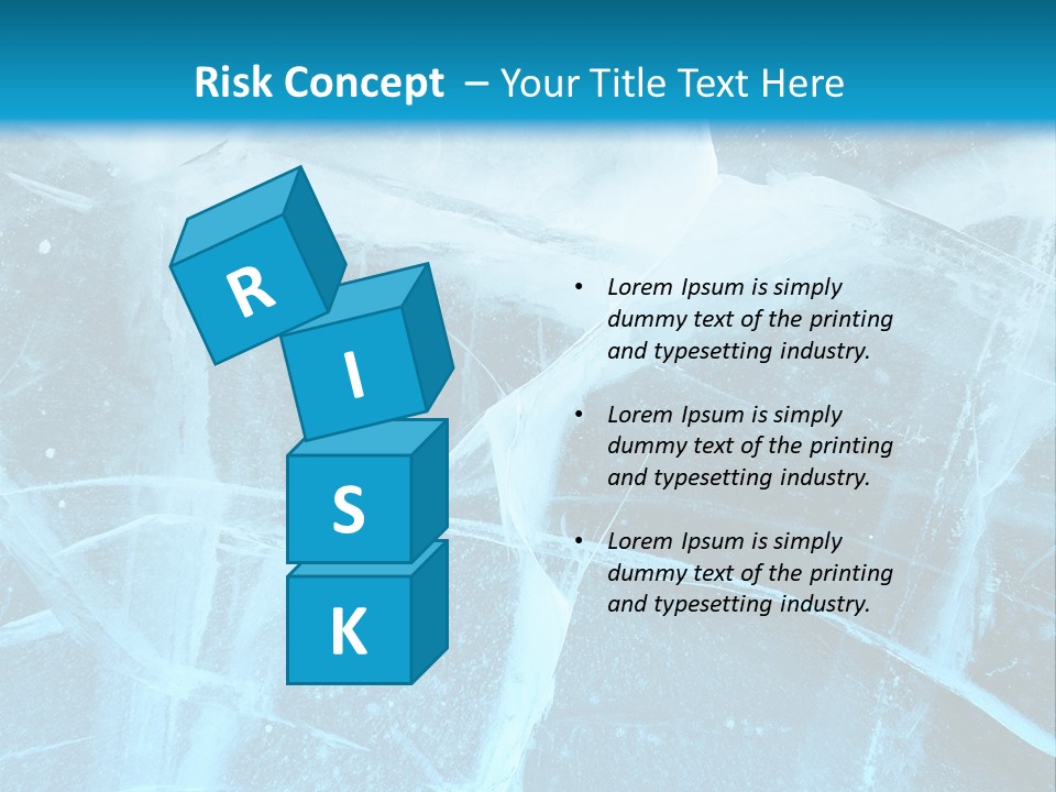 Ice Cold Glacier PowerPoint Template