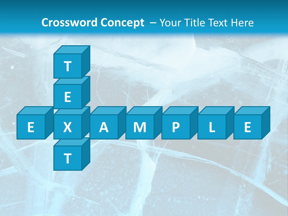 Ice Cold Glacier PowerPoint Template