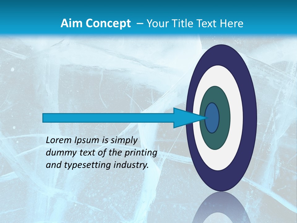 Ice Cold Glacier PowerPoint Template