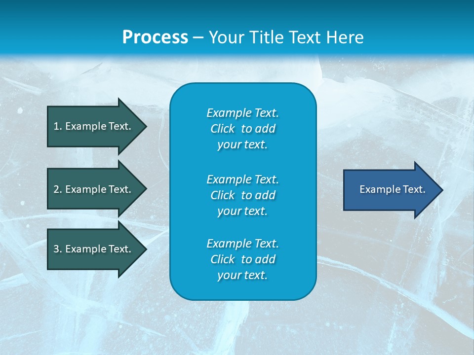 Ice Cold Glacier PowerPoint Template