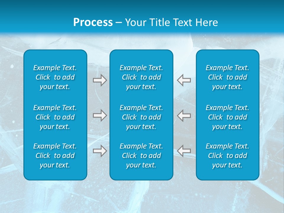 Ice Cold Glacier PowerPoint Template