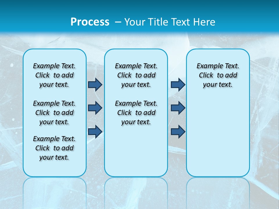 Ice Cold Glacier PowerPoint Template