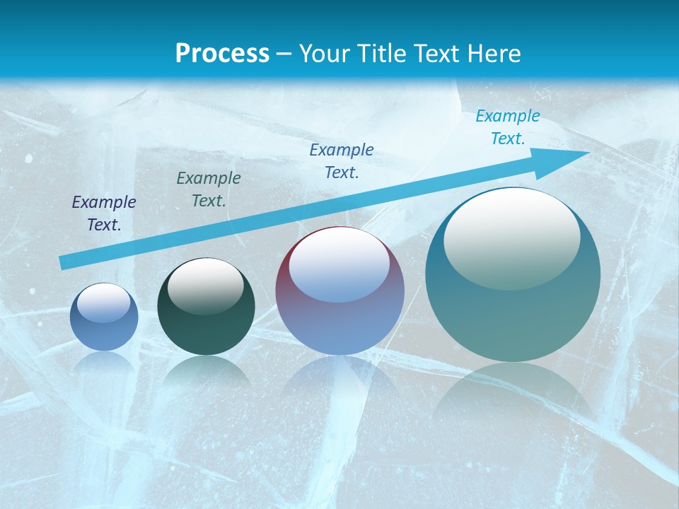 Ice Cold Glacier PowerPoint Template