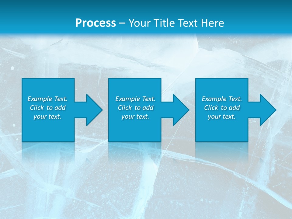 Ice Cold Glacier PowerPoint Template