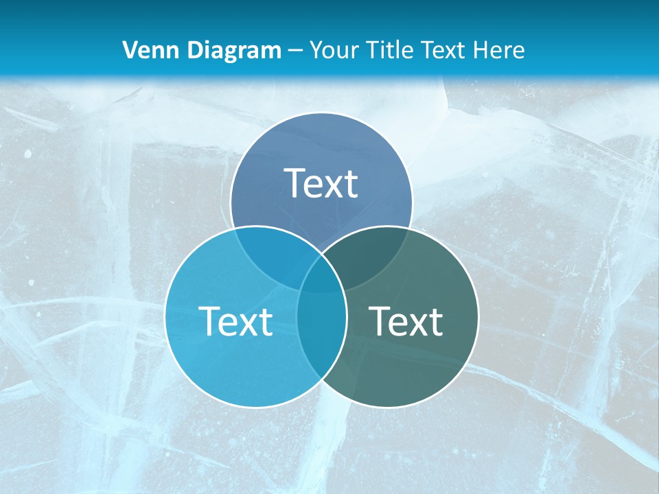 Ice Cold Glacier PowerPoint Template