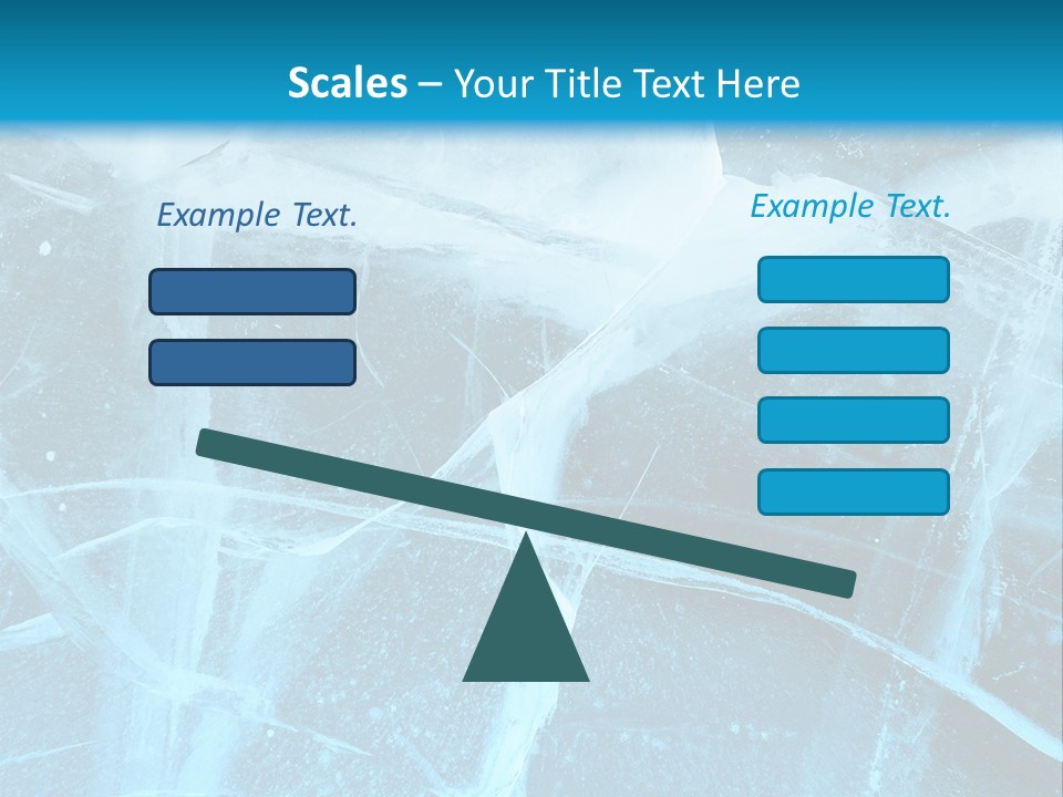 Ice Cold Glacier PowerPoint Template