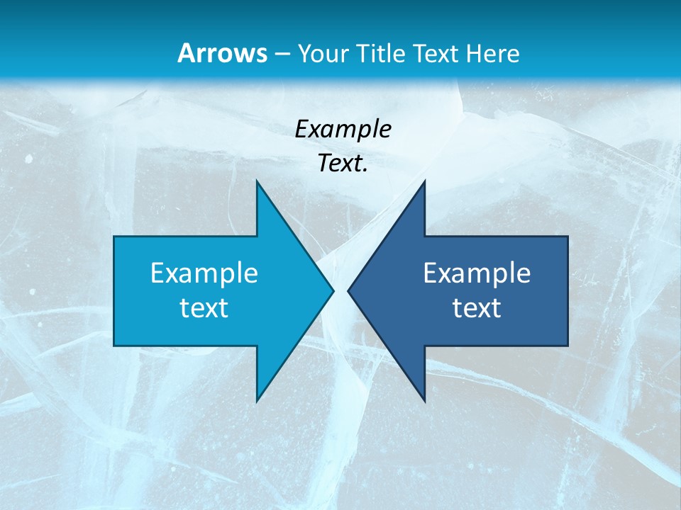 Ice Cold Glacier PowerPoint Template