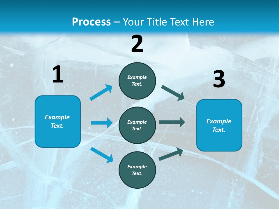 Ice Cold Glacier PowerPoint Template