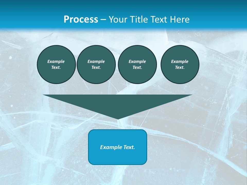 Ice Cold Glacier PowerPoint Template