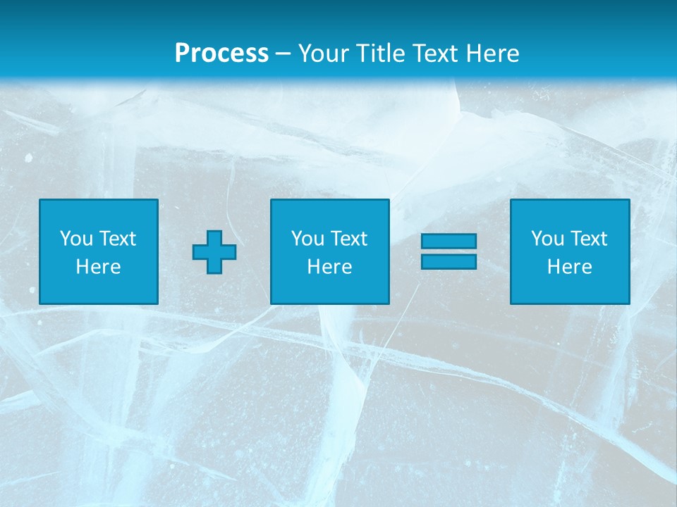 Ice Cold Glacier PowerPoint Template