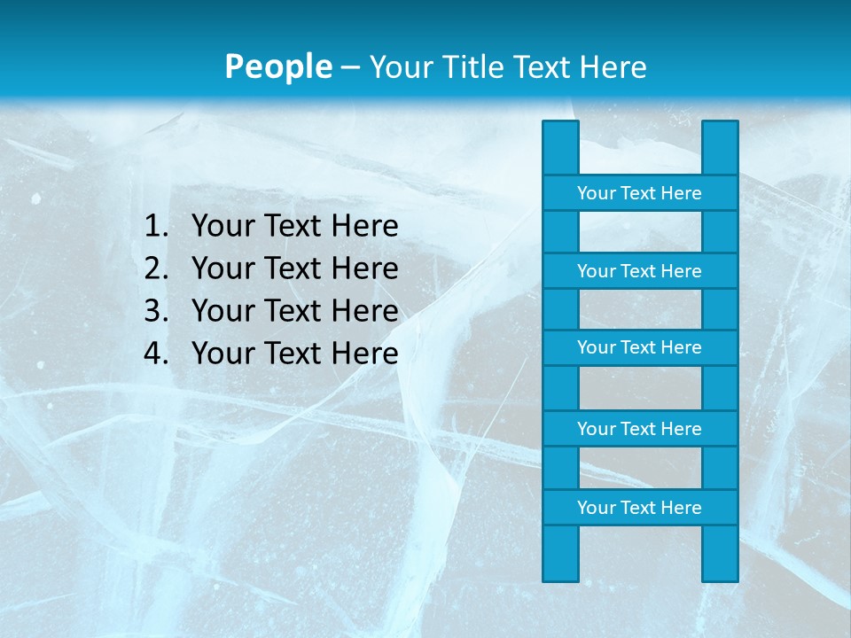 Ice Cold Glacier PowerPoint Template