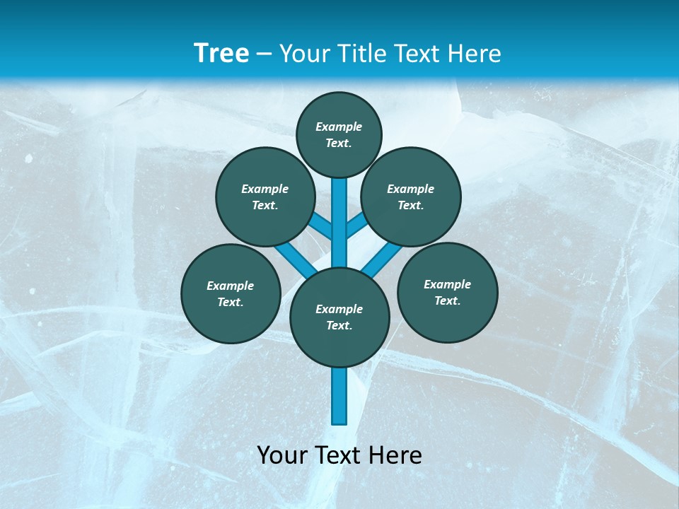 Ice Cold Glacier PowerPoint Template