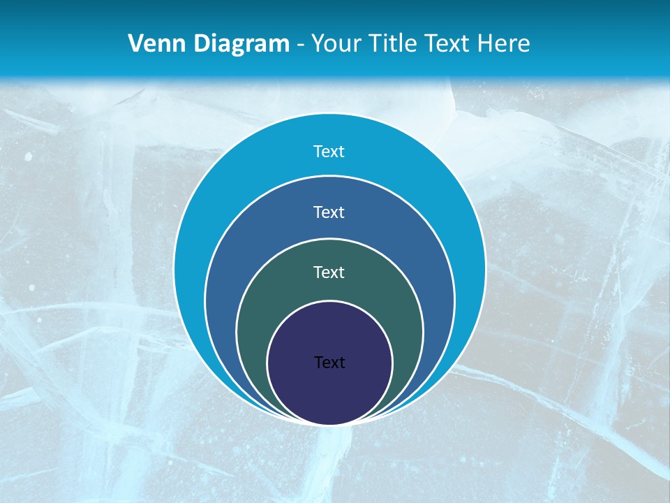 Ice Cold Glacier PowerPoint Template