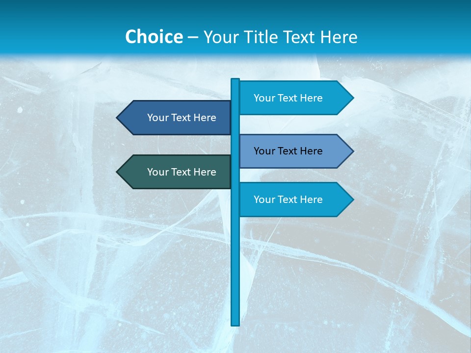 Ice Cold Glacier PowerPoint Template