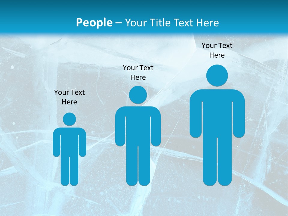 Ice Cold Glacier PowerPoint Template