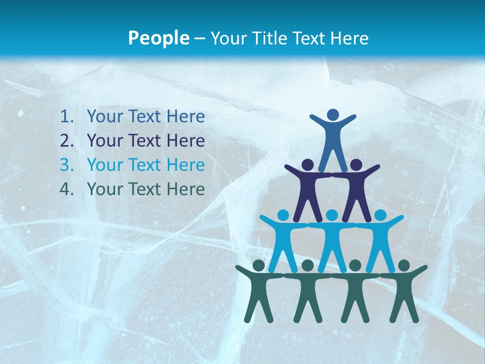 Ice Cold Glacier PowerPoint Template