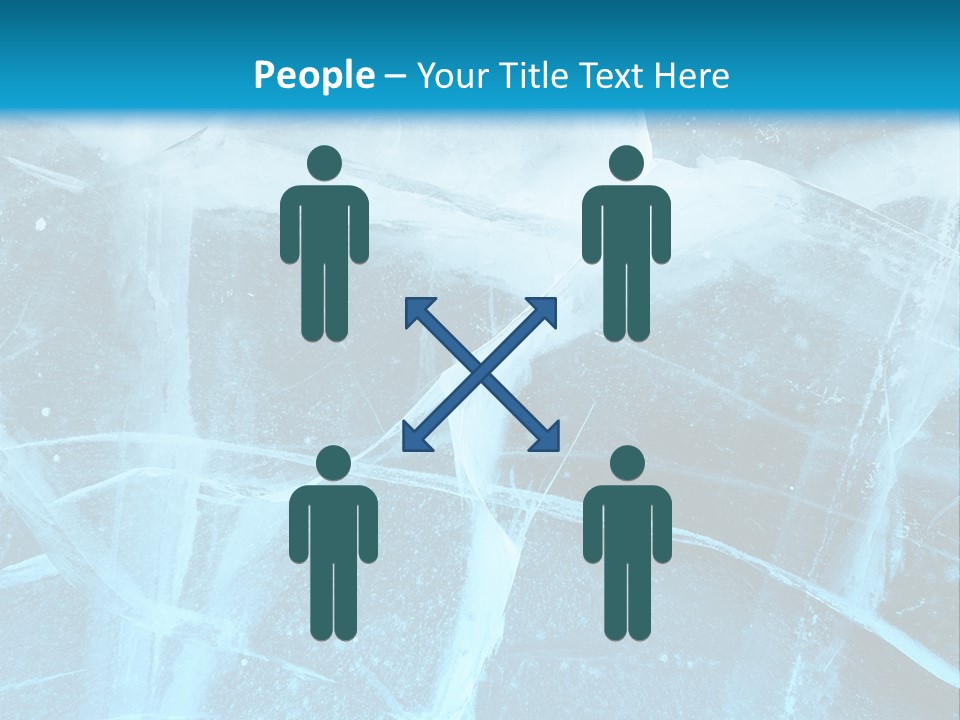 Ice Cold Glacier PowerPoint Template