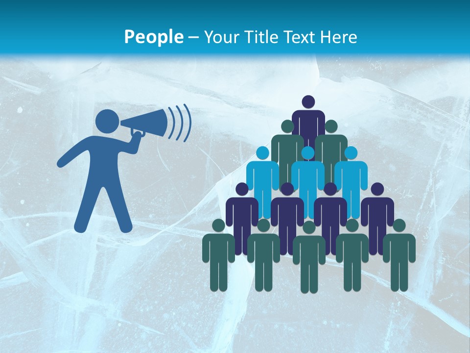 Ice Cold Glacier PowerPoint Template