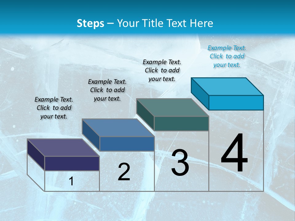 Ice Cold Glacier PowerPoint Template
