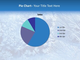 Christkind Eiskristalle Winter PowerPoint Template